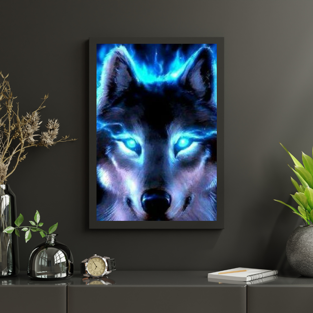 Diamond Painting Beleuchtung Wolf - SEOS Shop ®