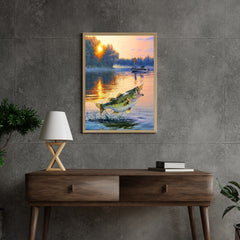 Diamantmalerei „Fische fangen auf einem Boot“ - SEOS Shop ®