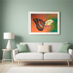 Diamantmalerei Schmetterling auf Blume - SEOS Shop ®