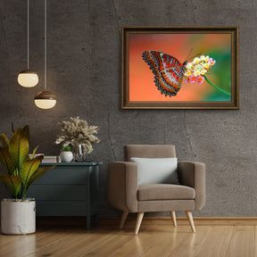 Diamantmalerei Schmetterling auf Blume - SEOS Shop ®