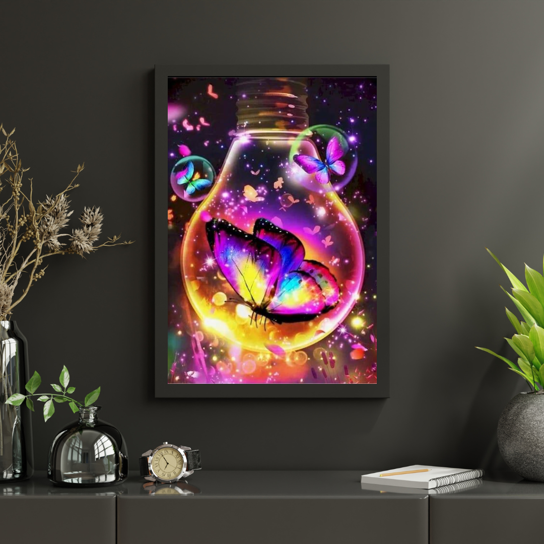 Diamantmalerei Schmetterlinge im Licht - SEOS Shop ®