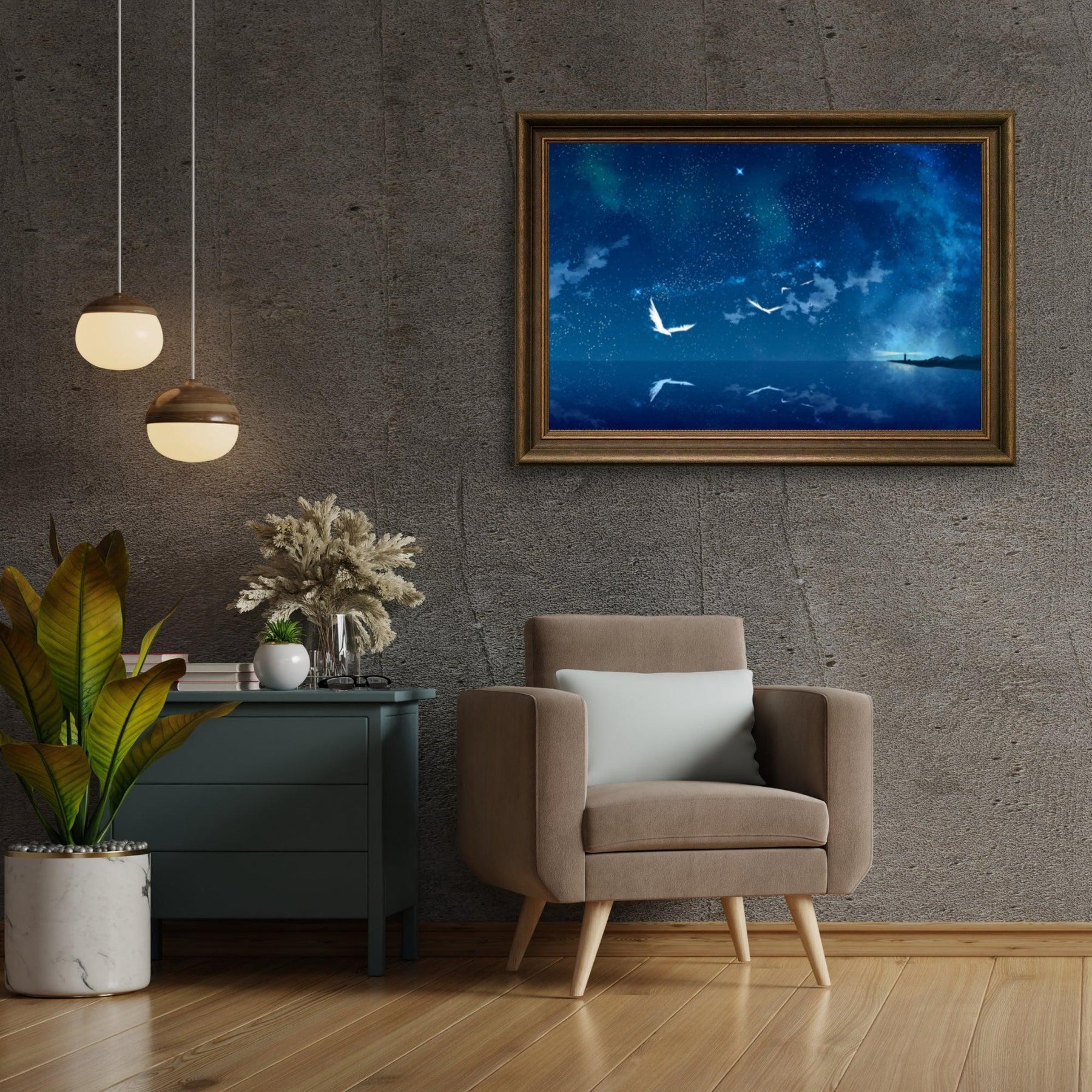 Diamantmalerei Vögel in der Nacht - SEOS Shop ®