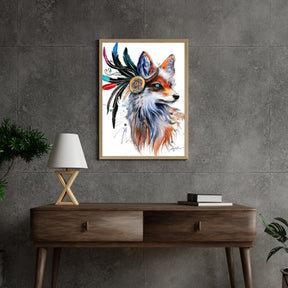 Diamond Painting Fuchs mit Federn - SEOS Shop ®