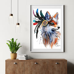 Diamond Painting Fuchs mit Federn - SEOS Shop ®