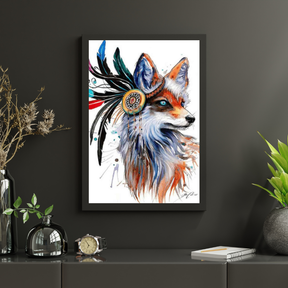 Diamond Painting Fuchs mit Federn - SEOS Shop ®