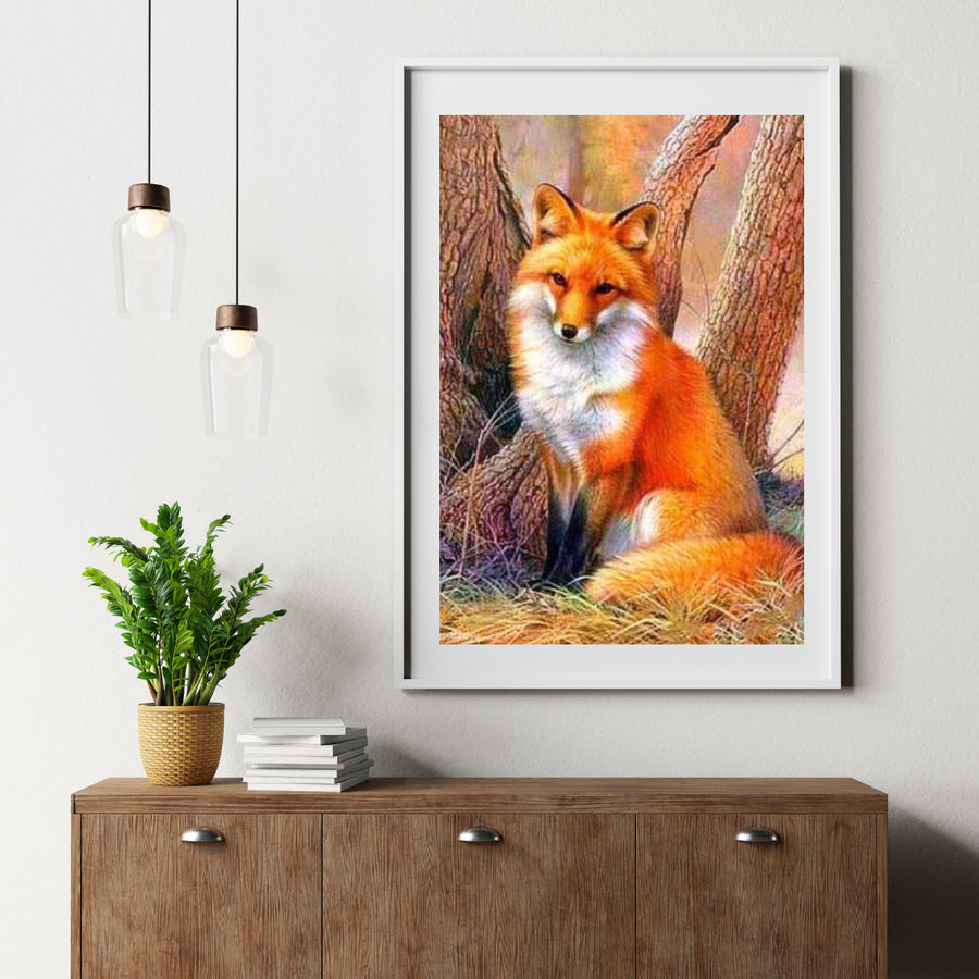 Diamantmalerei Fuchs am Baum - SEOS Shop ®