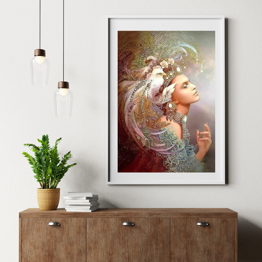 Diamantmalerei Frauen mit Adler - SEOS Shop ®