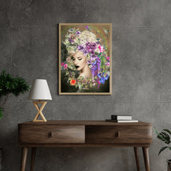 Diamond Painting Frauen mit Blume und Kolibri - SEOS Shop ®