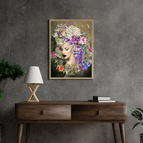Diamond Painting Frauen mit Blume und Kolibri - SEOS Shop ®