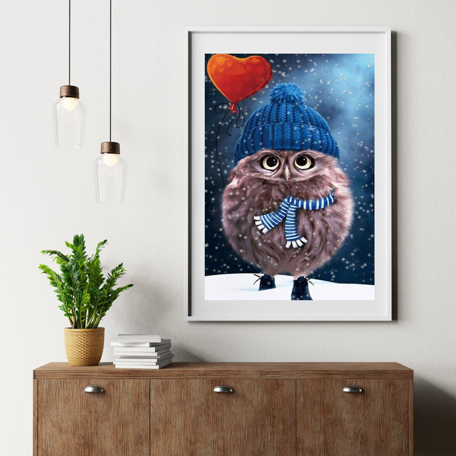 Diamantmalerei Winter Angry Bird - SEOS Shop ®