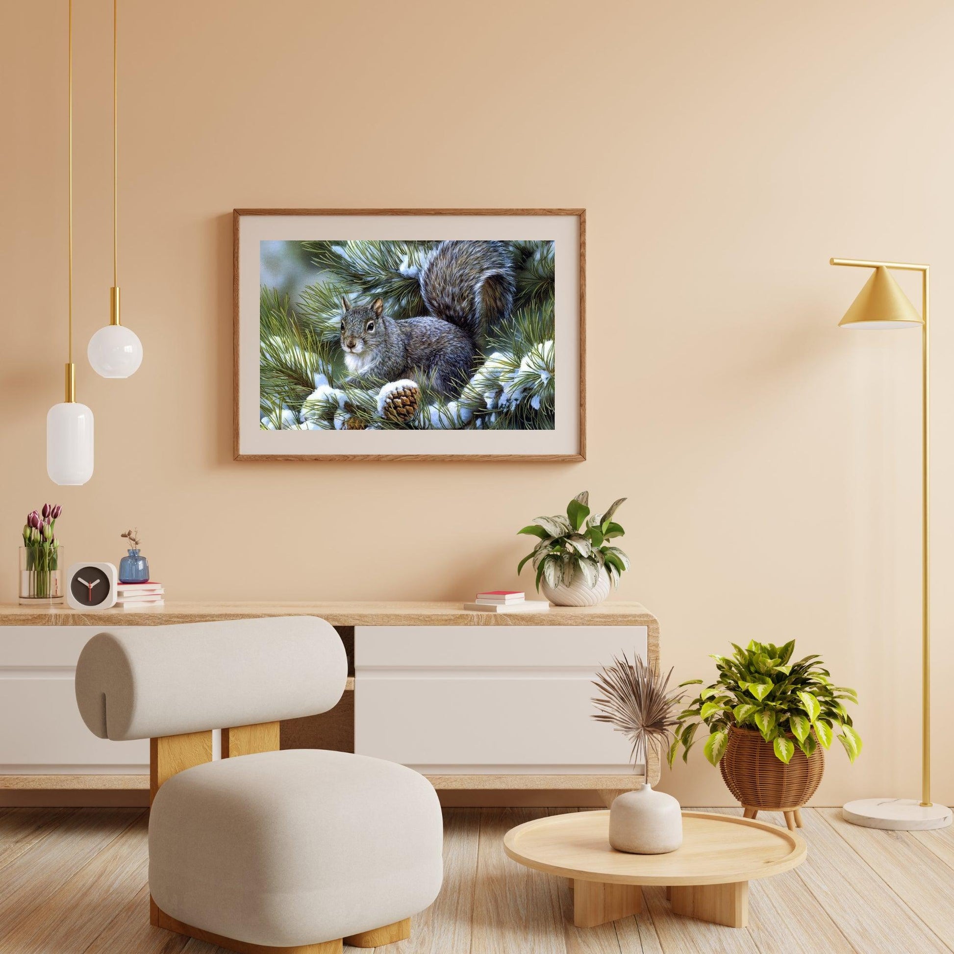 Diamantmalerei Winter Süßes Eichhörnchen - SEOS Shop ®
