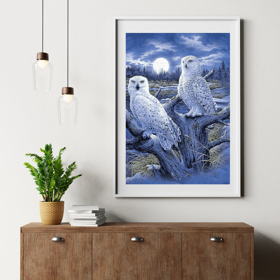 Diamantmalerei Wintereulen - SEOS Shop ®