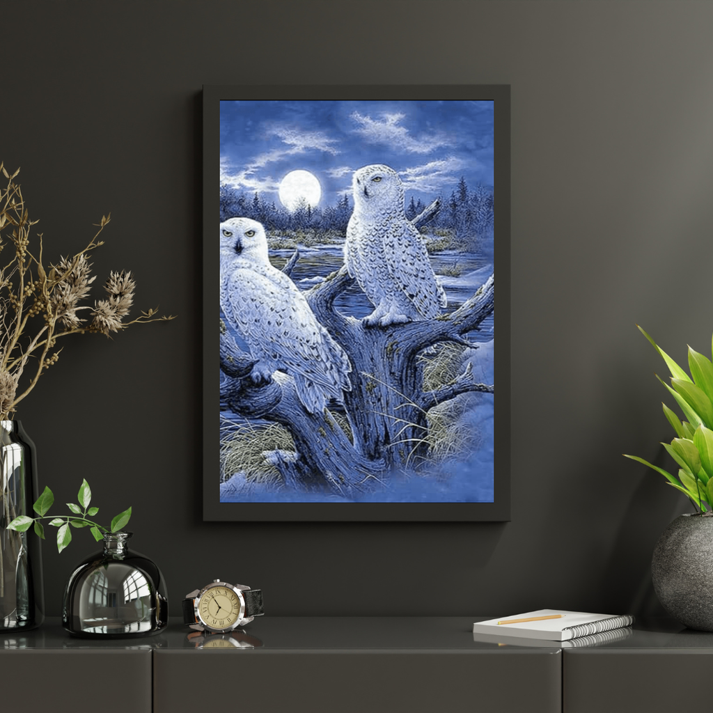 Diamantmalerei Wintereulen - SEOS Shop ®