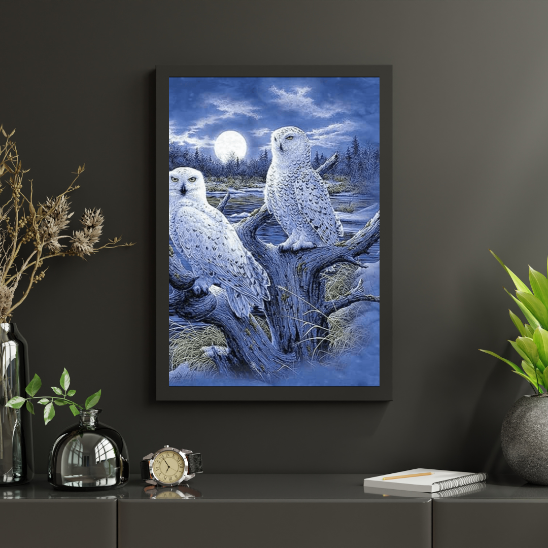 Diamantmalerei Wintereulen - SEOS Shop ®