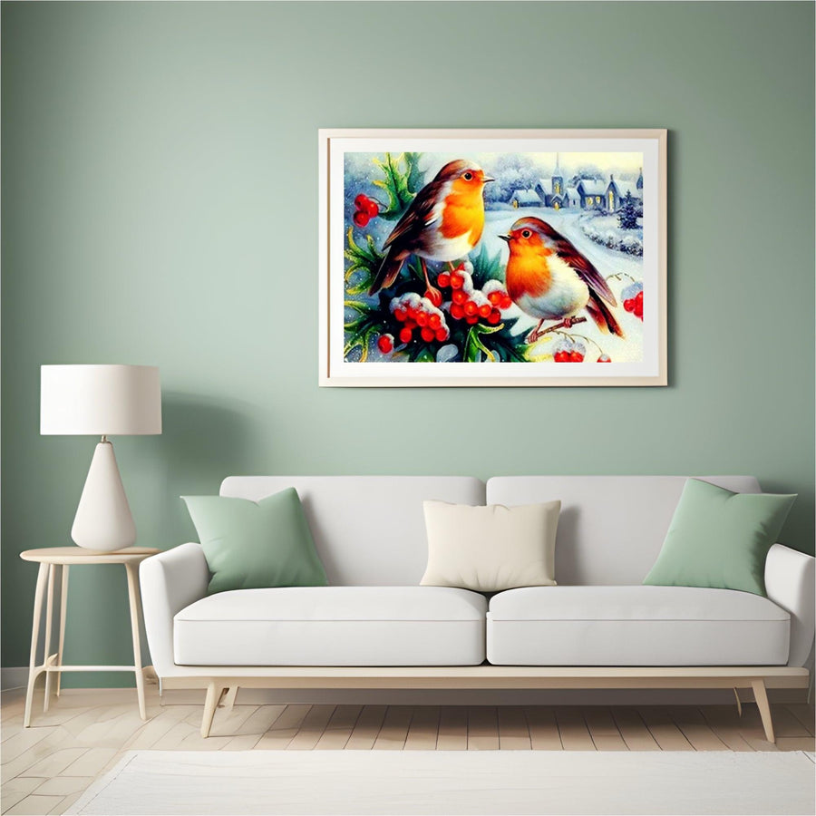 Diamantmalerei Wintervögel - SEOS Shop ®