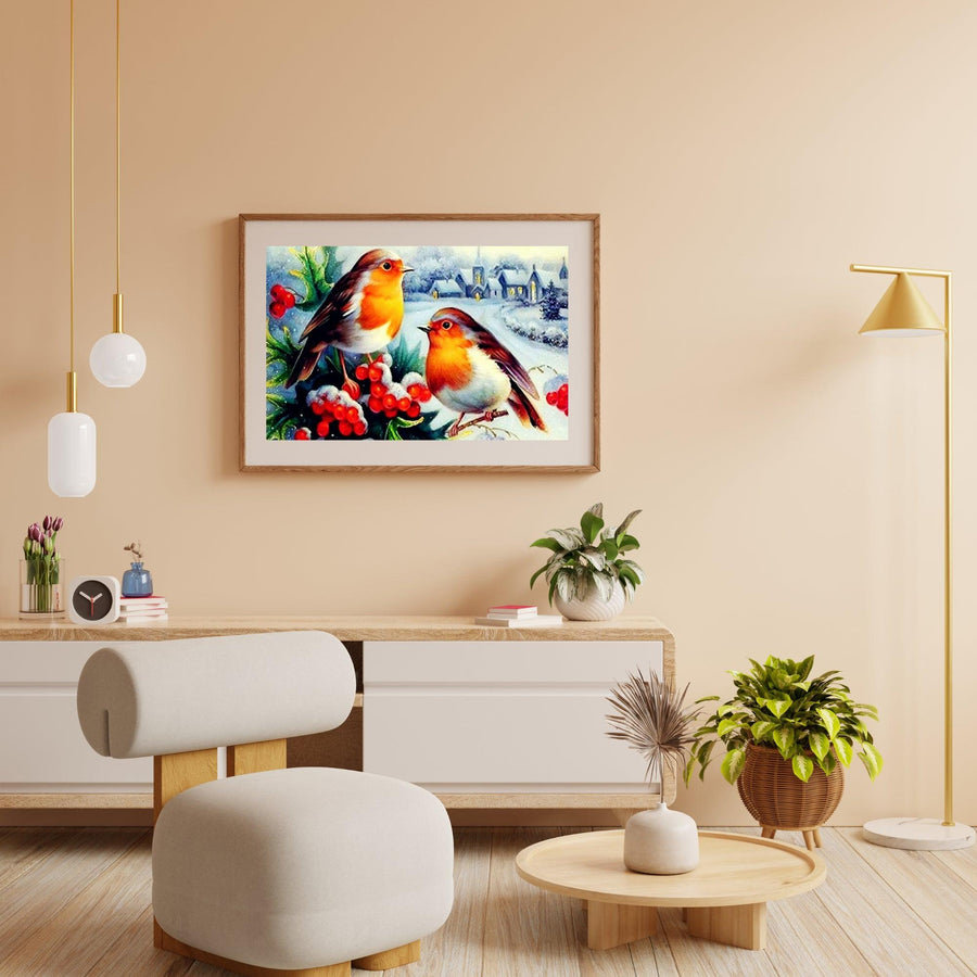 Diamantmalerei Wintervögel - SEOS Shop ®