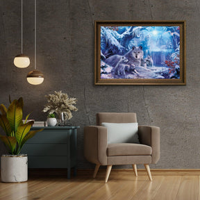 Diamantmalerei Winterwolf - SEOS Shop ®