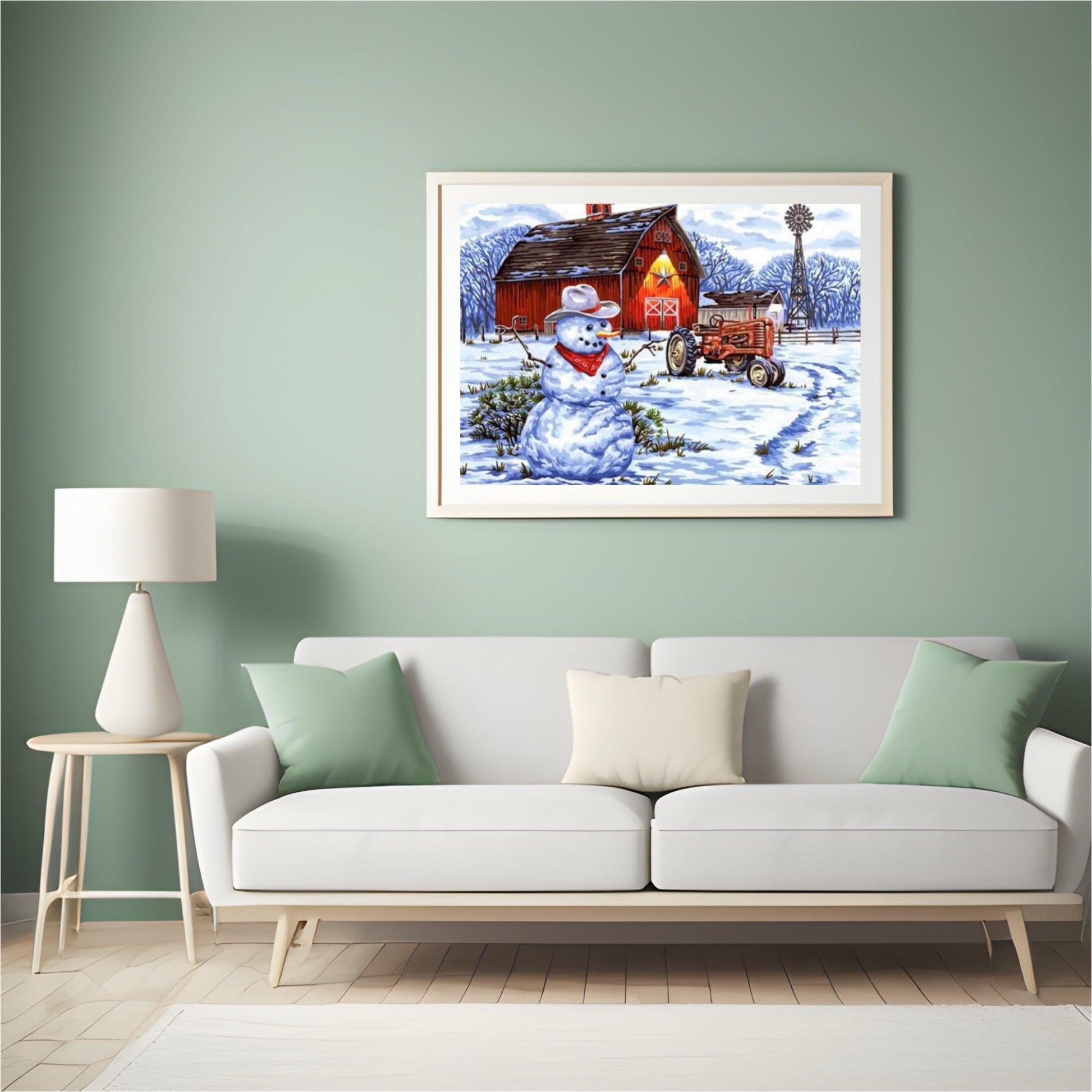 Diamantmalerei Winterfarm - SEOS Shop ®