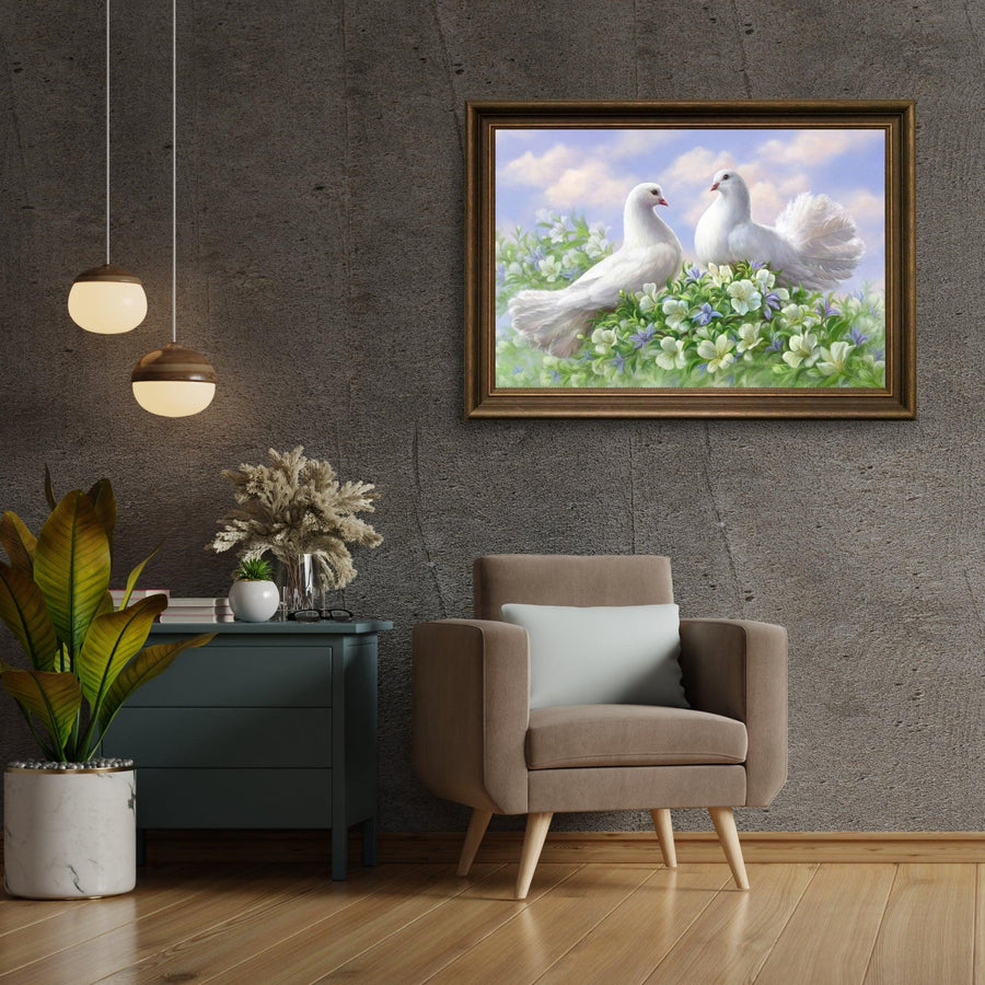 Diamantmalerei Weiße Tauben - SEOS Shop ®