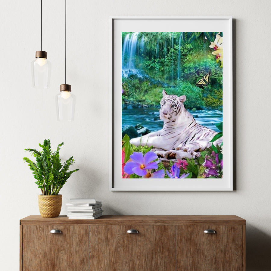 Diamantmalerei Weißer Tiger - SEOS Shop ®