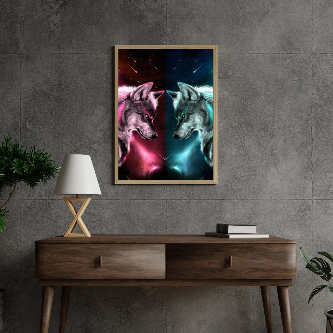 Diamond Painting Wolf Love - SEOS Shop ®