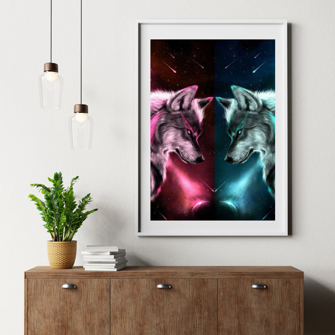 Diamond Painting Wolf Love - SEOS Shop ®