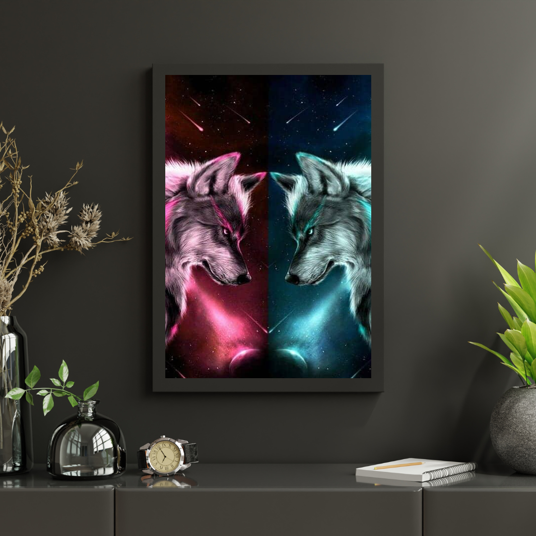 Diamond Painting Wolf Love - SEOS Shop ®