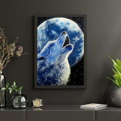 Diamantmalerei Wolf und Mond - SEOS Shop ®