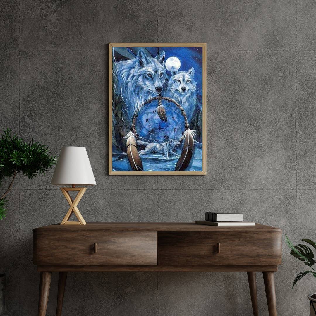 Diamond Painting Wölfe Traumfänger - SEOS Shop ®