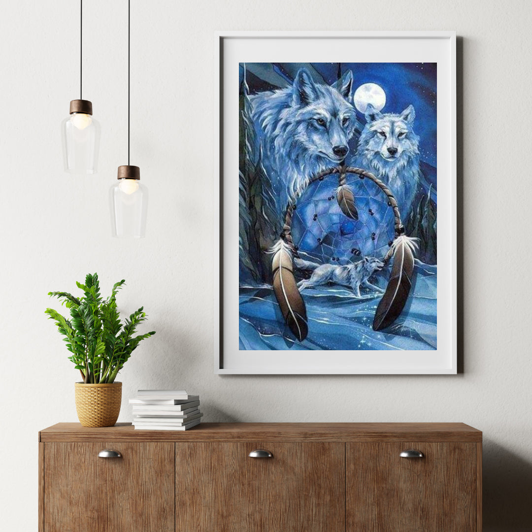 Diamond Painting Wölfe Traumfänger - SEOS Shop ®