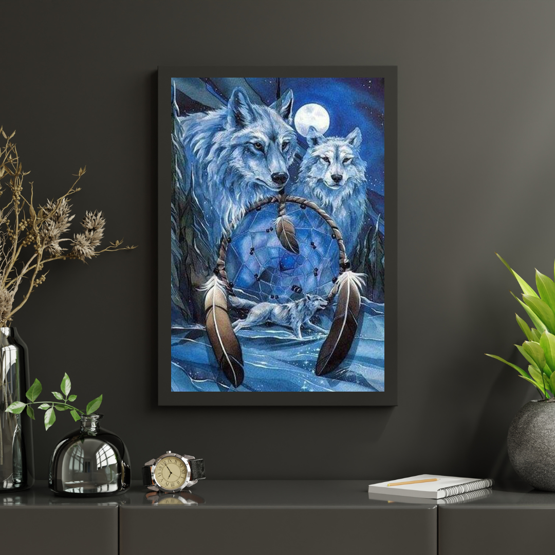 Diamond Painting Wölfe Traumfänger - SEOS Shop ®