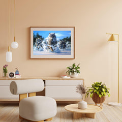 Diamond Painting Wölfe rennen im Schnee – SEOS Shop ®