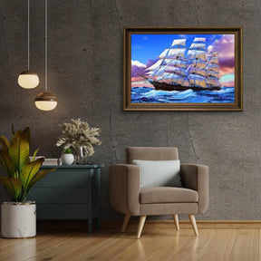 Diamantmalerei Segelboot - SEOS Shop ®