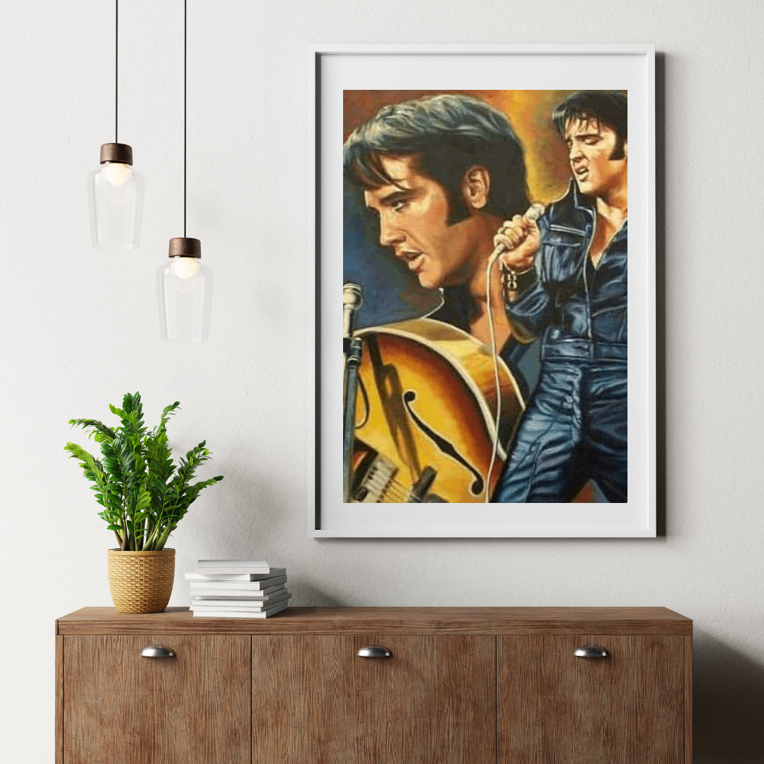 Diamantmalerei singender Elvis Presley - SEOS Shop ®