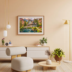 Diamantmalerei Sommerhaus am Wasser - SEOS Shop ®