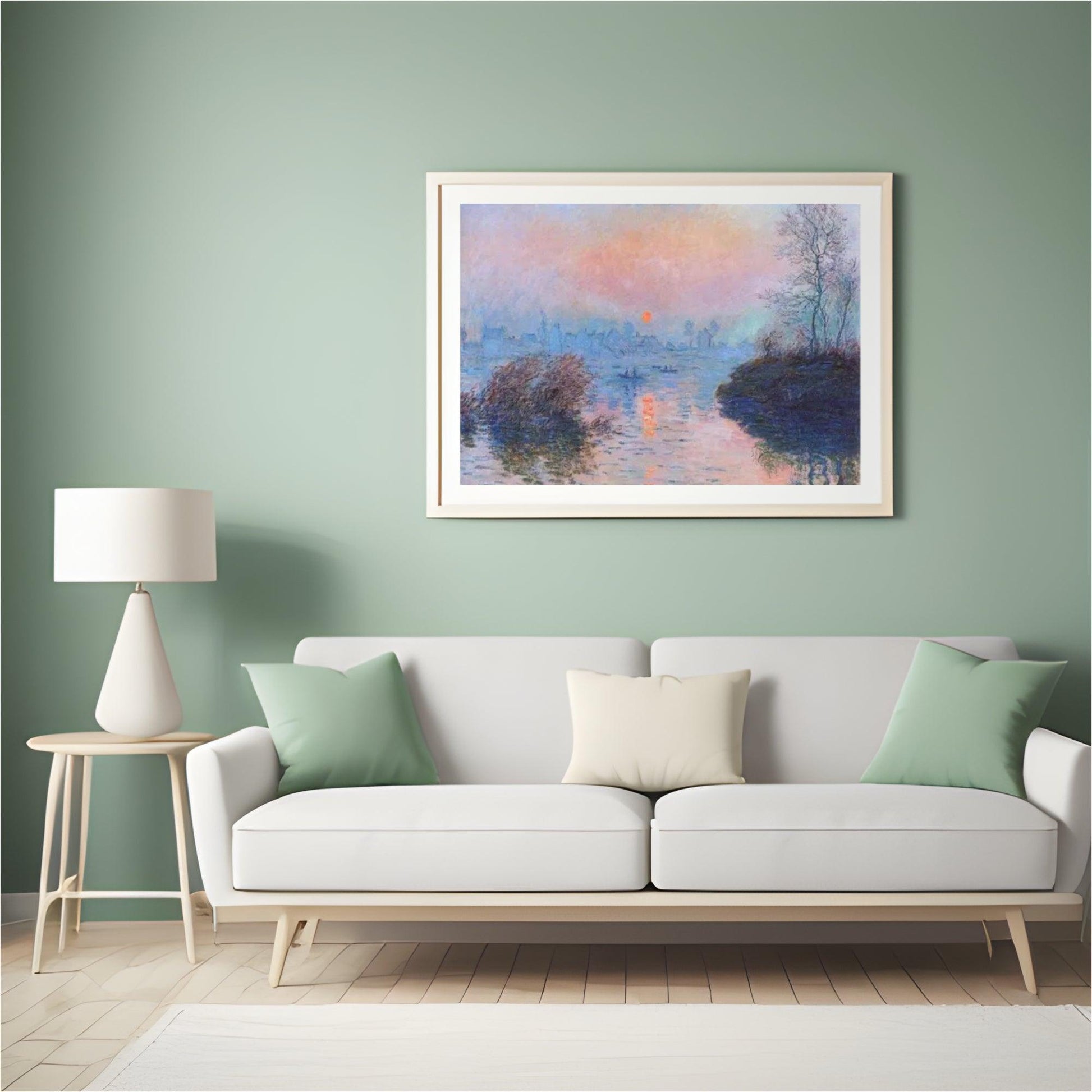Diamond Painting Sonnenuntergang an der Seine - SEOS Shop ®