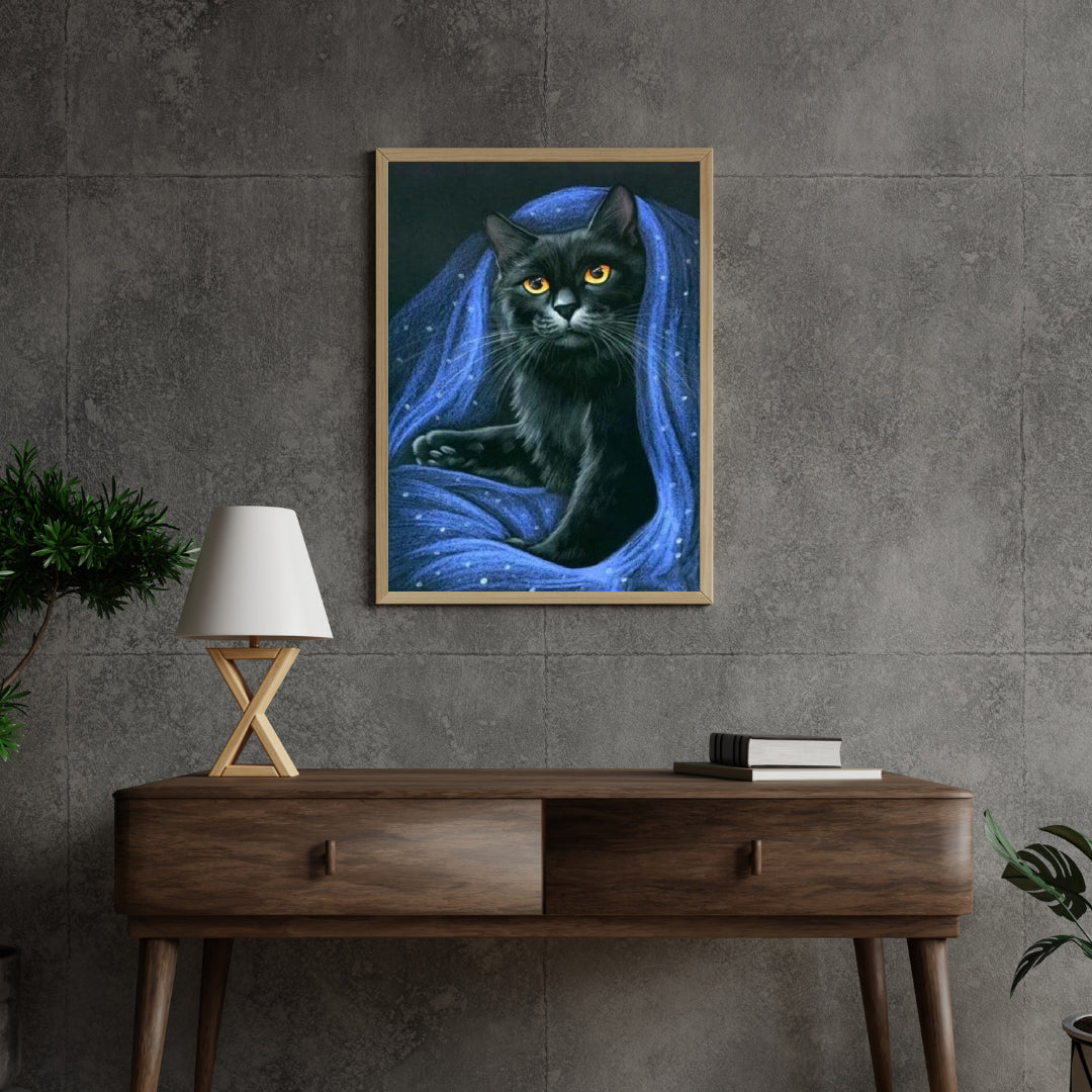 Diamantmalerei Schwarze Katze - SEOS Shop ®