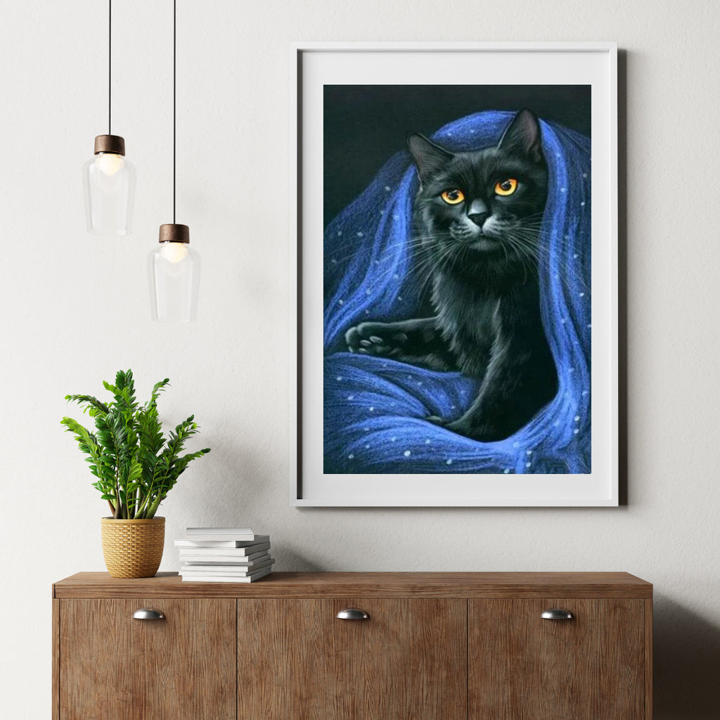 Diamantmalerei Schwarze Katze - SEOS Shop ®