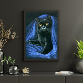 Diamantmalerei Schwarze Katze - SEOS Shop ®