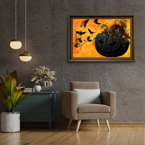 Diamantmalerei Schwarzer Kürbis - SEOS Shop ®