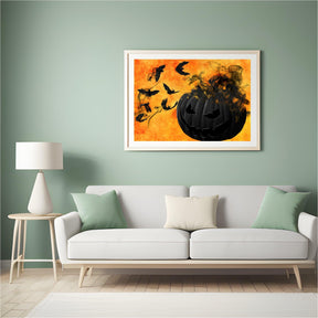 Diamantmalerei Schwarzer Kürbis - SEOS Shop ®