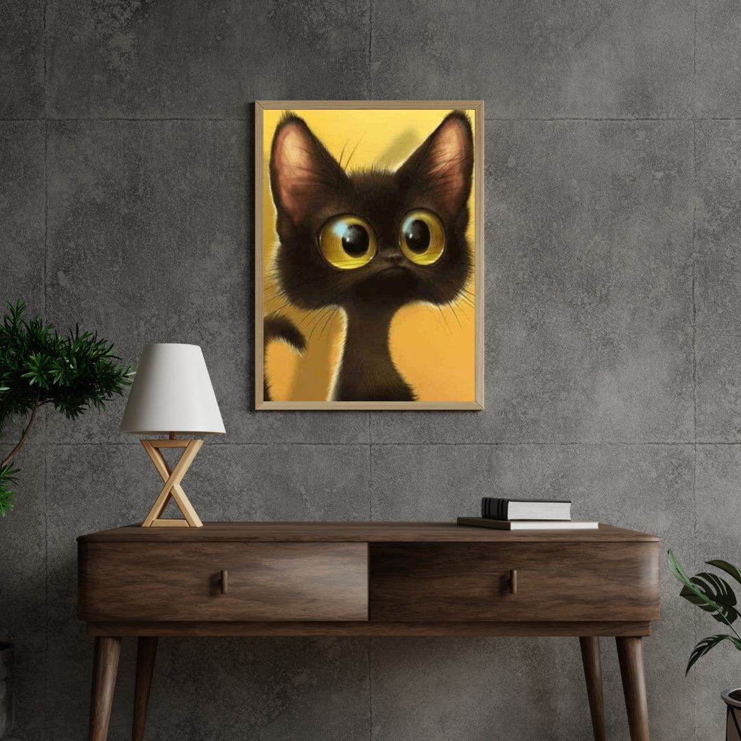 Diamond Painting Kätzchen mit großen Augen - SEOS Shop ®