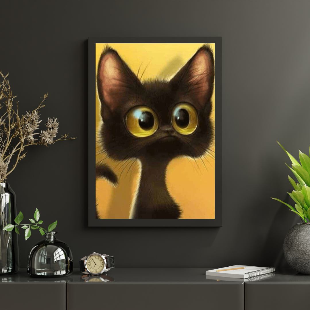 Diamond Painting Kätzchen mit großen Augen - SEOS Shop ®