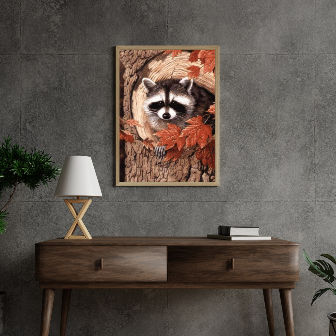 Diamond Painting Waschbär im Baum - SEOS Shop ®