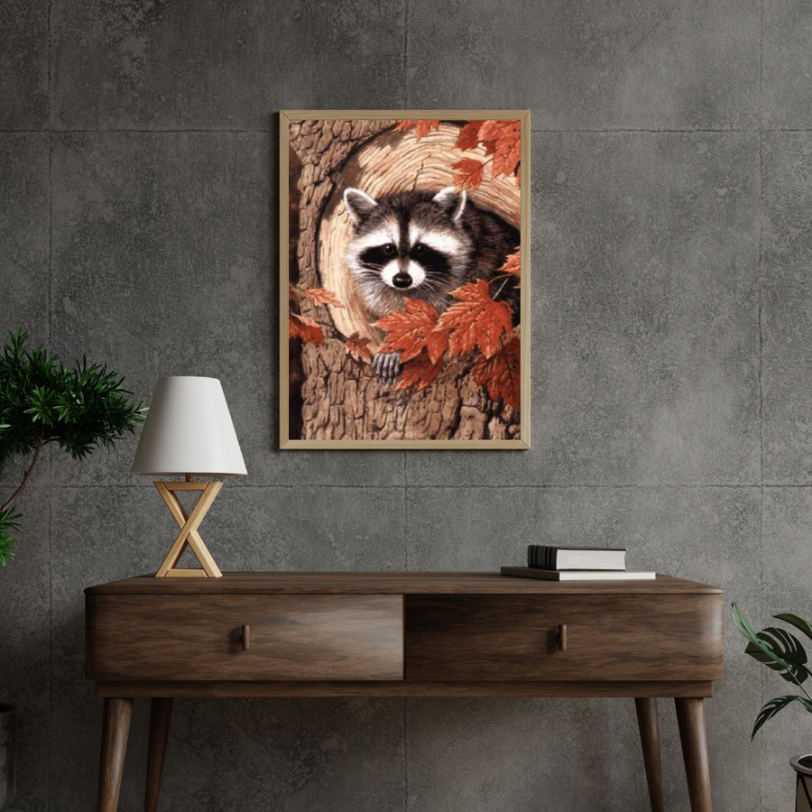 Diamond Painting Waschbär im Baum - SEOS Shop ®