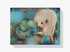 Diamond Painting Elefant mit Mädchen - SEOS Shop®