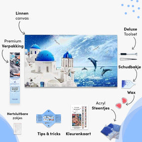 Delfine im Wasser | Großformat - Seos SHOP