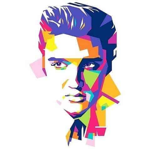 Diamond Painting Elvis Presley abstrakt - SEOS Shop ®