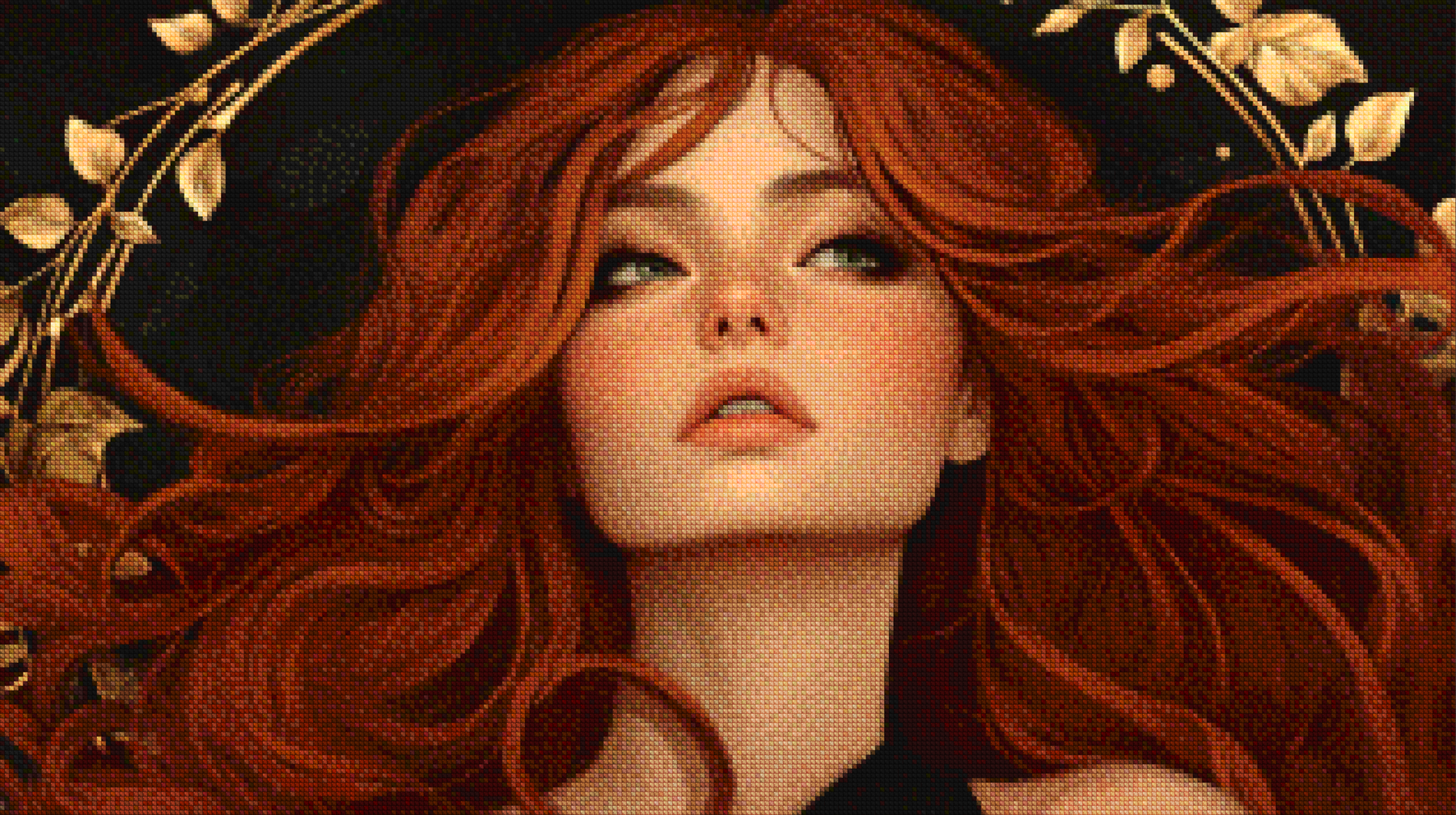 Diamantmalerei - Feurige Göttin