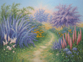 Diamantmalerei - Gartengeflüster